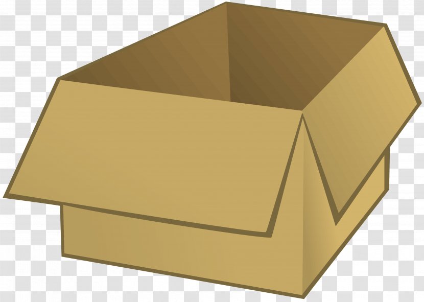 Cardboard Box Clip Art Transparent PNG