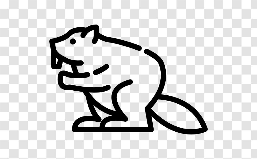 Beaver Canidae Clip Art - Monochrome Transparent PNG