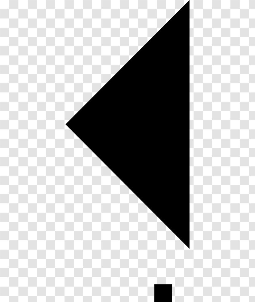 Arrow Background - Black - Triangle Transparent PNG
