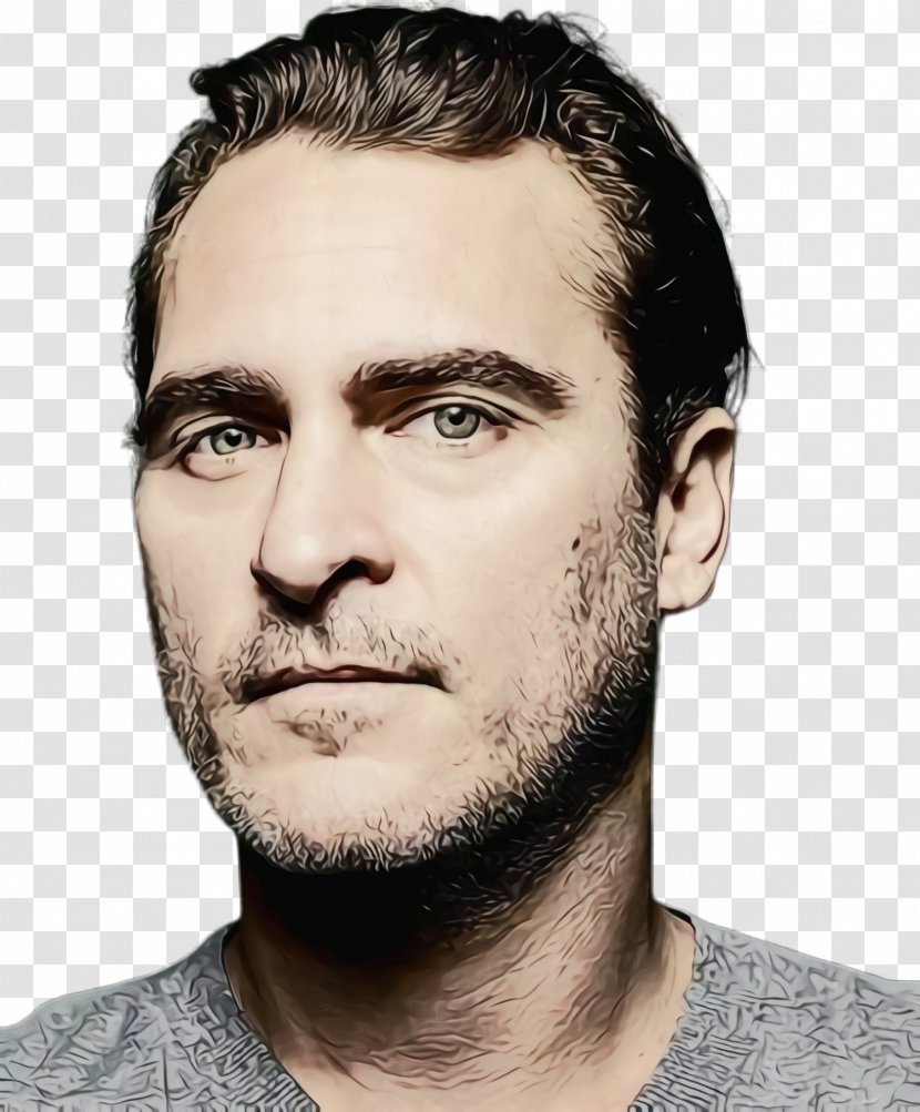 Joker Face - Joaquin Phoenix - Caesar Cut Ear Transparent PNG