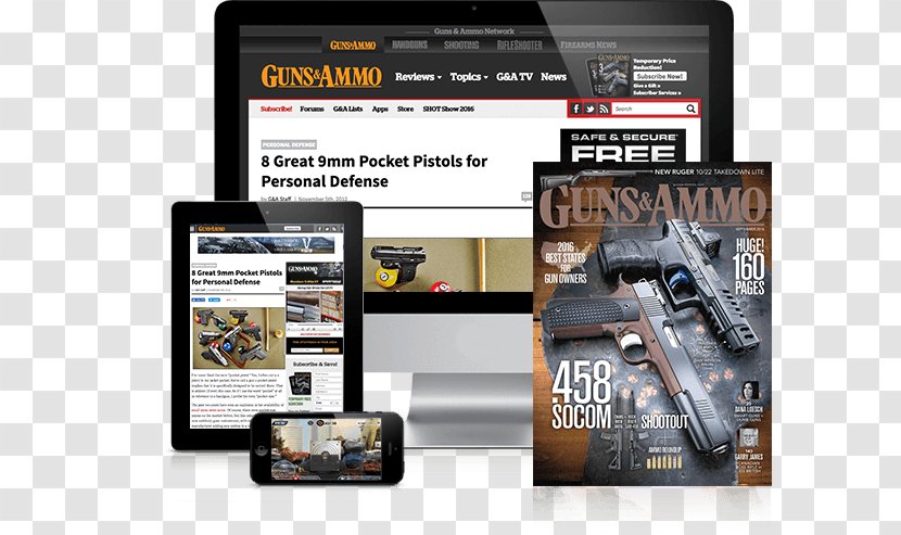 Brand Electronics - Guns Ammo Transparent PNG