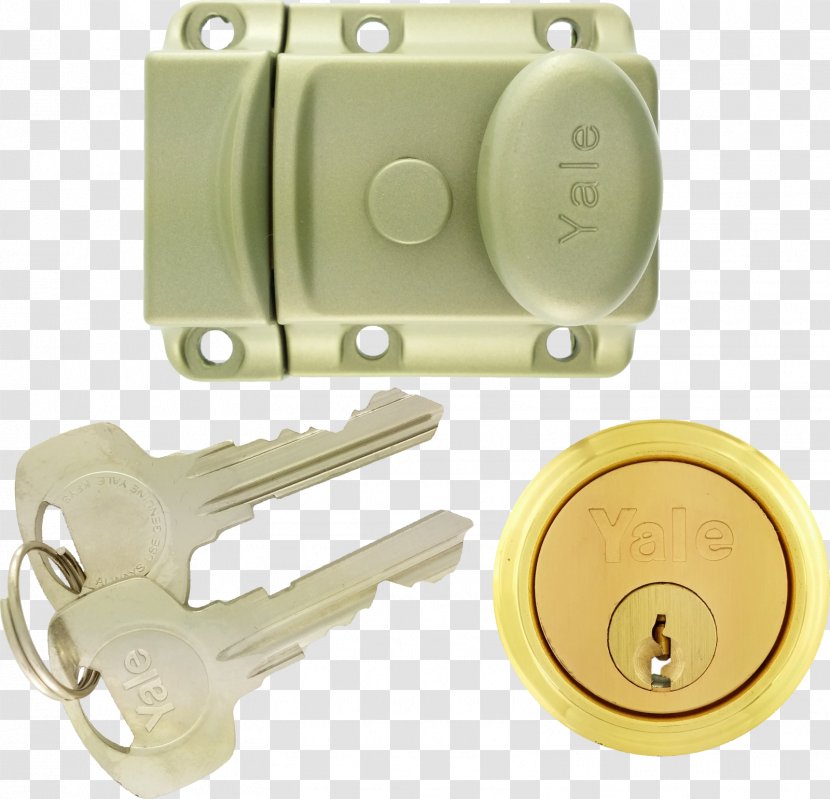 Lock Latch Yale Strike Plate Door - Hardware - Single Cylinder Transparent PNG