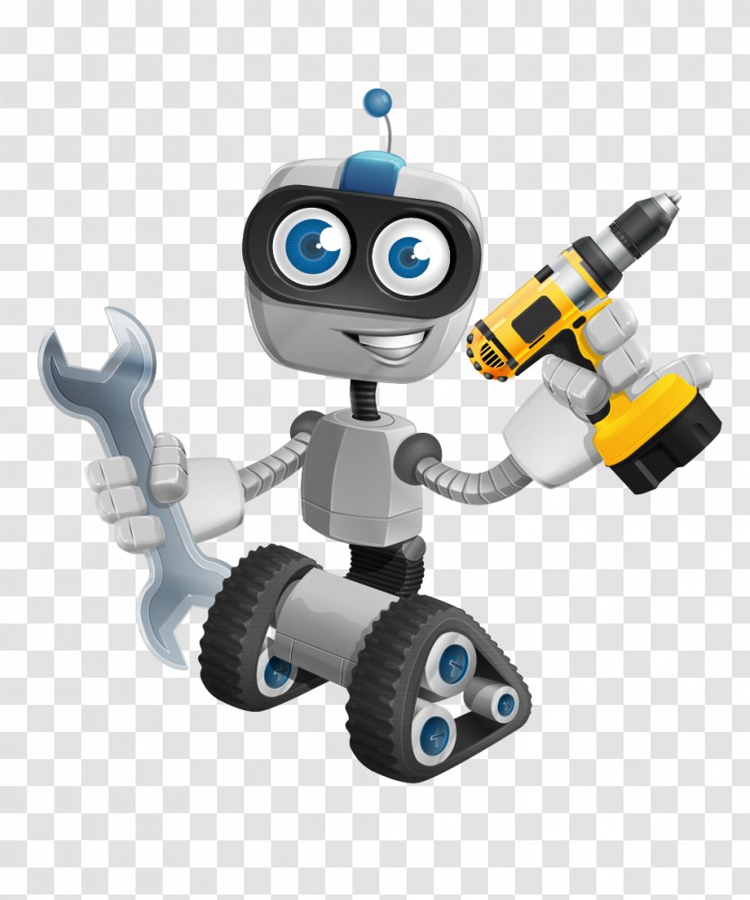 Robotics Cartoon Robotic Arm Clip Art - Robot Transparent PNG