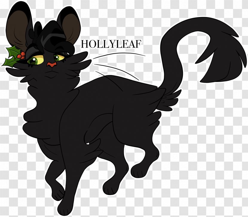 Black Cat The Sight Warriors Hollyleaf - Brambleclaw Transparent PNG
