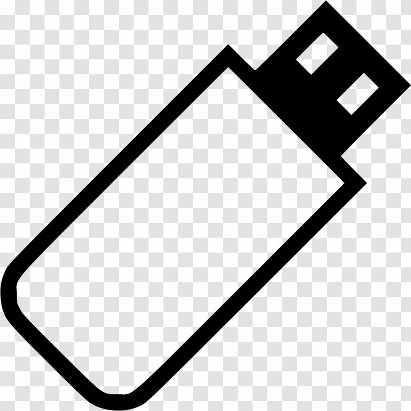 USB Flash Drives Data Storage - Rectangle Transparent PNG