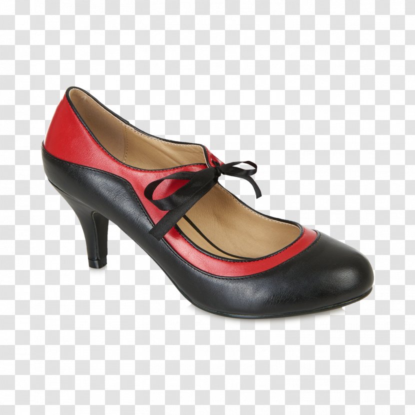 Red High-heeled Shoe Black - Size - United Kingdom Transparent PNG