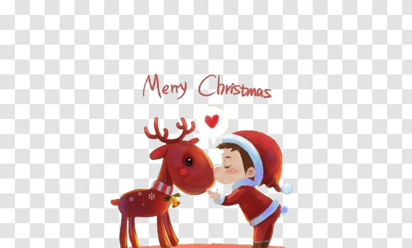 Christmas Decoration Santa Claus's Reindeer IPhone 7 - Tree - Boy Merry Transparent PNG