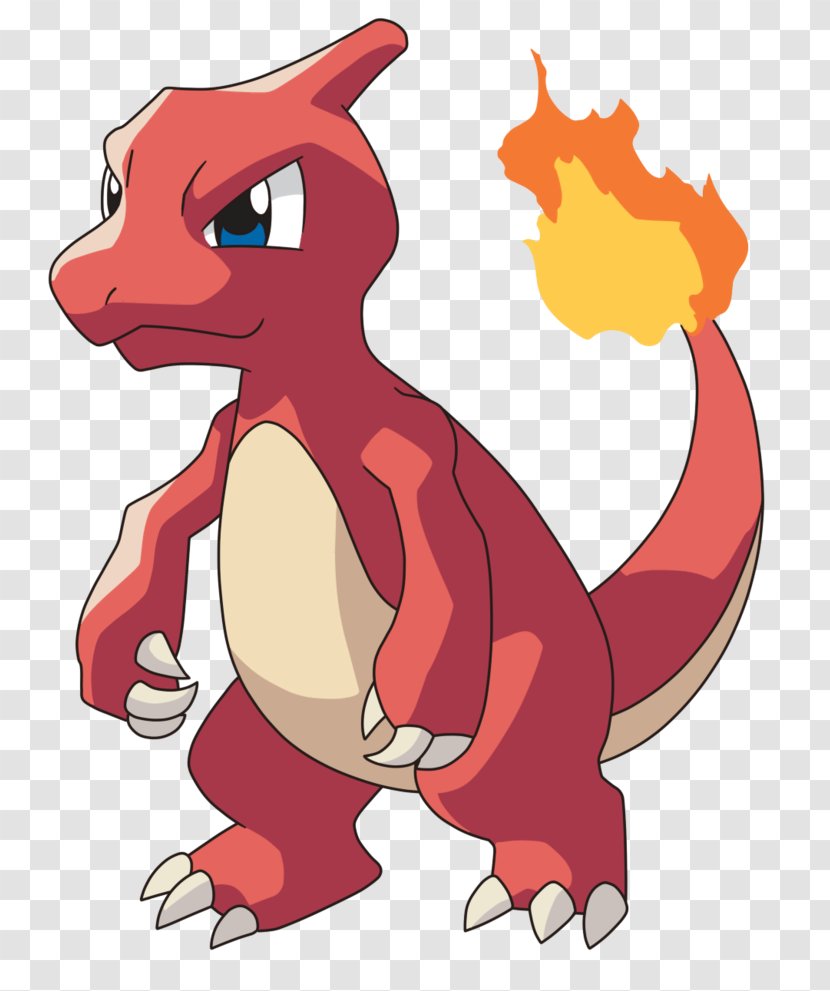 Pokémon Red And Blue Pokemon Black & White FireRed LeafGreen Charmeleon Charmander - Watercolor Transparent PNG