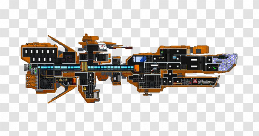 Starbound Pixel Art Starship - Deviantart - Ship Transparent PNG