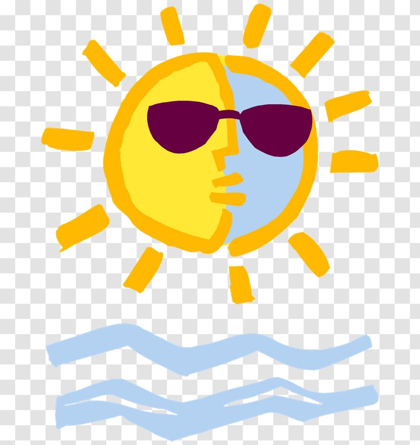 Summer Background Design - Glasses - Pleased Transparent PNG