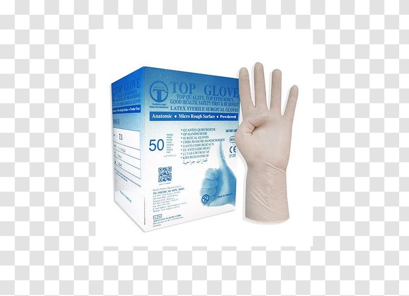 Medical Glove Surgery Rubber Finger - Hand Transparent PNG