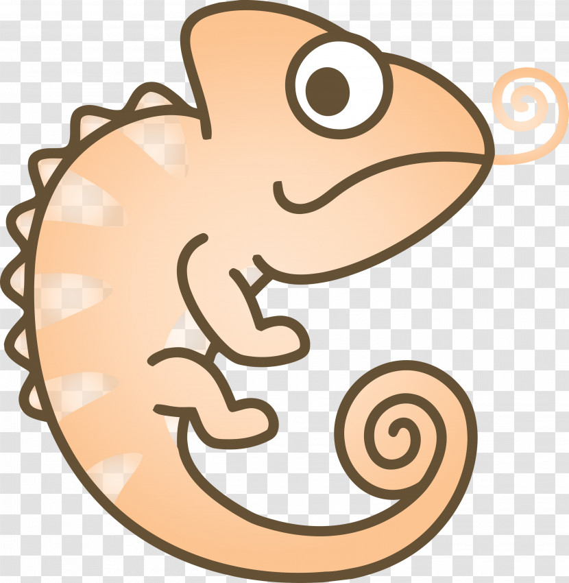 Cartoon Line Art Lizard Symbol Coloring Book Transparent PNG