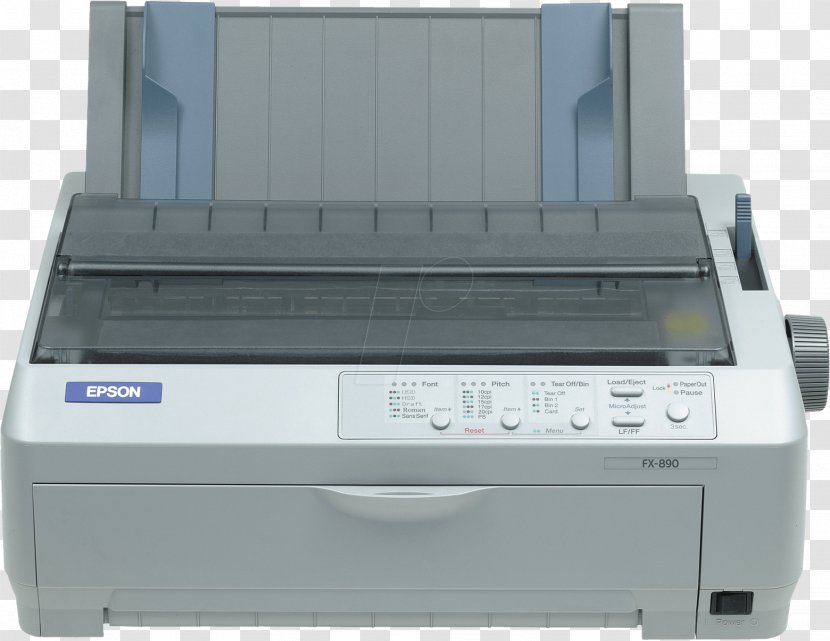 Dot Matrix Printing Epson LQ-590 Printer Paper - Lq590 Transparent PNG