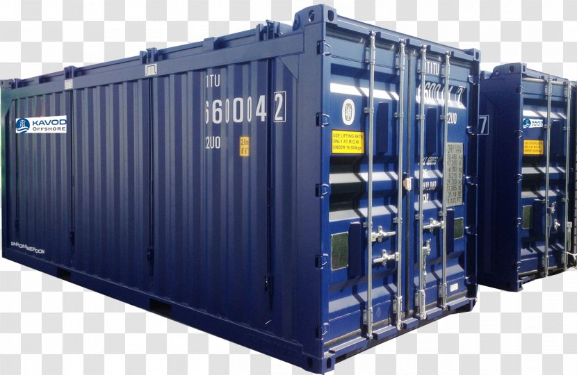 Cargo Intermodal Container Shipping Transport - Warehouse Transparent PNG