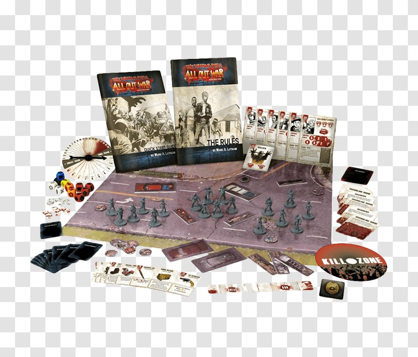 The Walking Dead Miniature Wargaming Board Game Transparent PNG