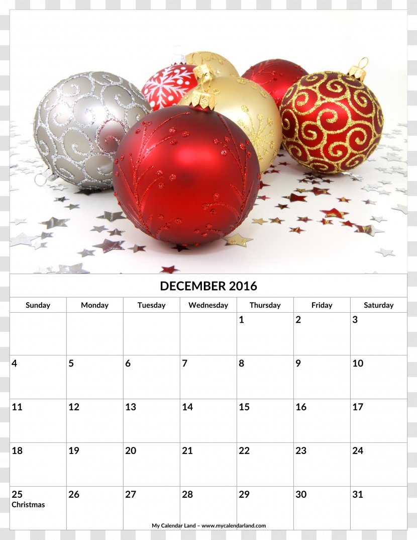 Christmas Decoration Calendar December Holiday - Year Over After Flavor Material Picture Transparent PNG