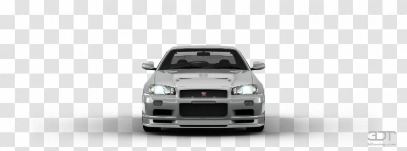 Bumper Sports Car City Headlamp - Vehicle - Nissan Skyline Transparent PNG