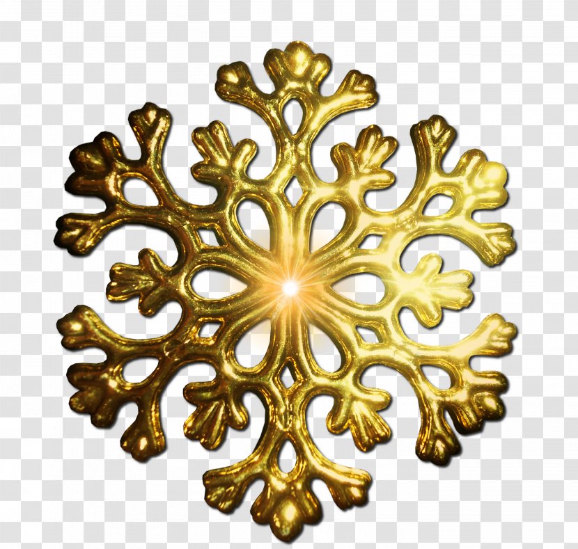 Snowflake Desktop Wallpaper Clip Art - Material - Gold Texture Transparent PNG