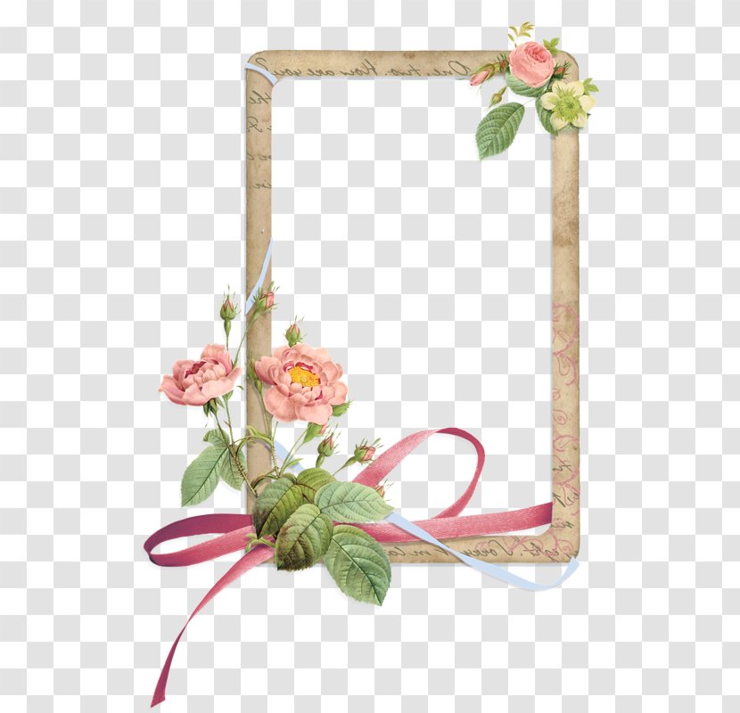 Picture Frame - Rose - Floral Design Interior Transparent PNG