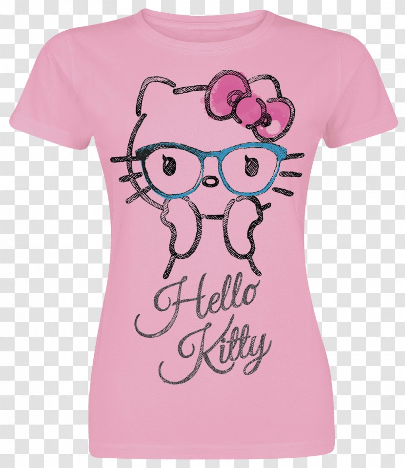 T-shirt Hoodie Clothing Pants Sleeve - Flower - Hello Kitty Transparent PNG