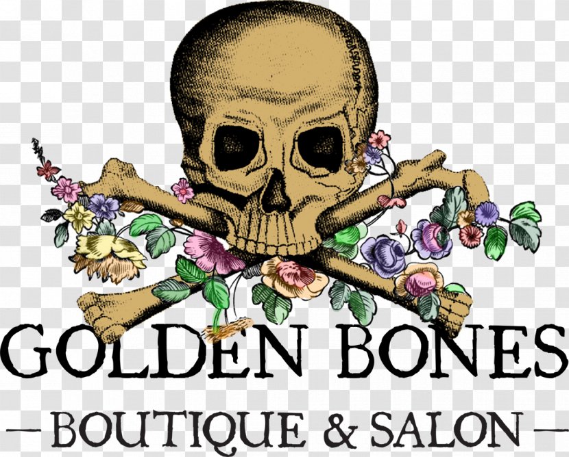 Golden Bones Boutique Skull Face Woman - Bone Transparent PNG