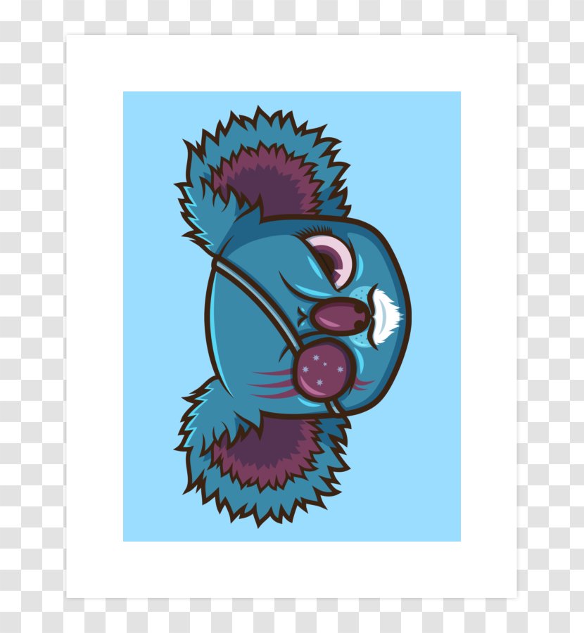 Teal Turquoise Organism Clip Art - Electric Blue Transparent PNG