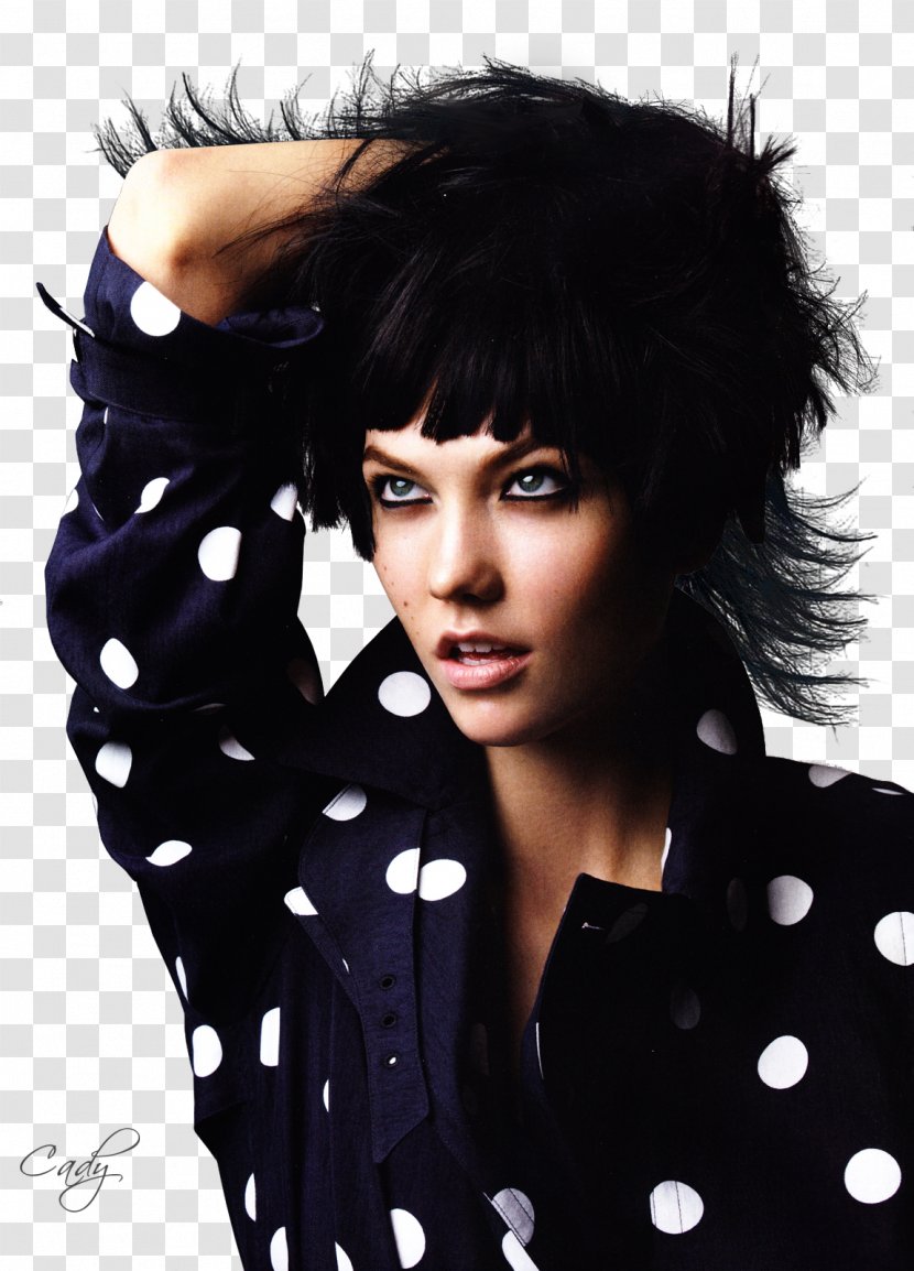 Karlie Kloss Model Fashion Bangs Hairstyle Transparent PNG