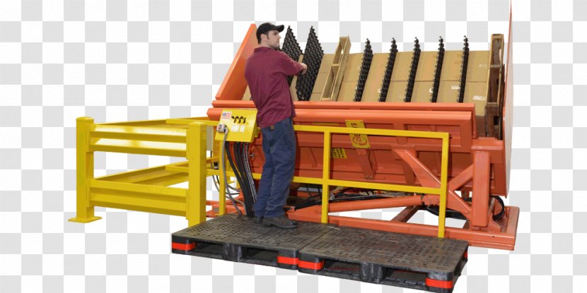 Pallet Warehouse Crane Wood Material Handling - Machine Transparent PNG