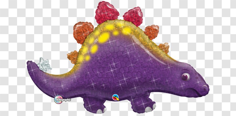 Stegosaurus Balloon Tyrannosaurus Dinosaur Roar! - Party Transparent PNG