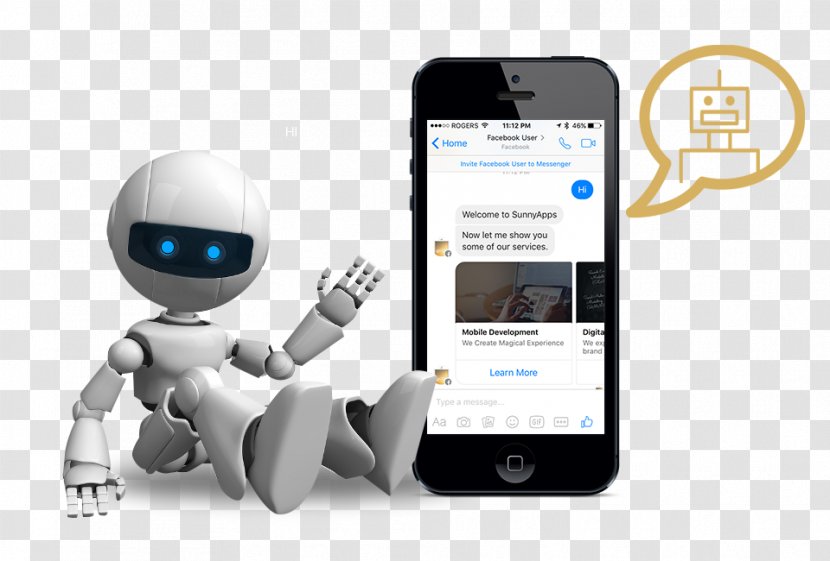 Chatbot Technology Artificial Intelligence Call Centre - Communication Device Transparent PNG