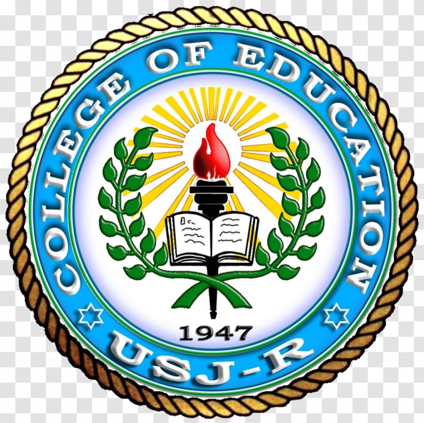 University Of San Jose–Recoletos School Education College - Emblem - Symbol Transparent PNG
