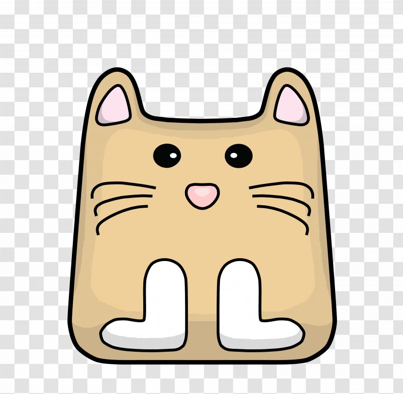 Whiskers Cat Clip Art Snout - Small To Mediumsized Cats Transparent PNG