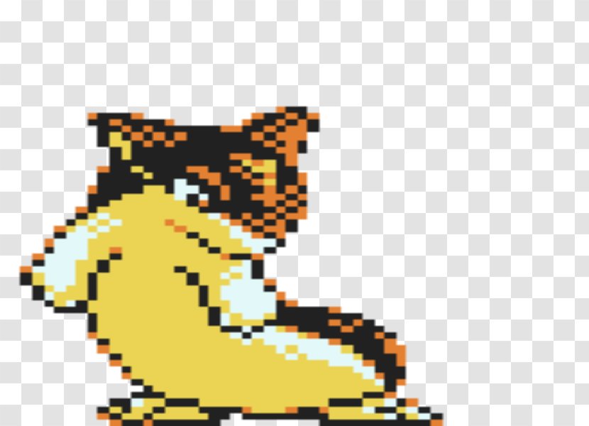 Pokémon Crystal Gold And Silver Quilava Sprite - Cyndaquil Transparent PNG