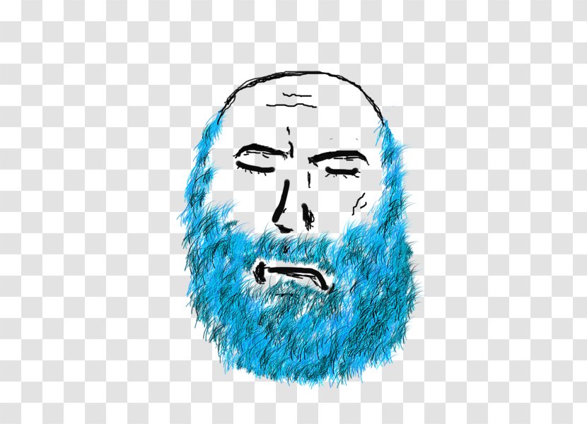 Drawing Jaw Character /m/02csf - Facial Hair - Bearded Skull Transparent PNG