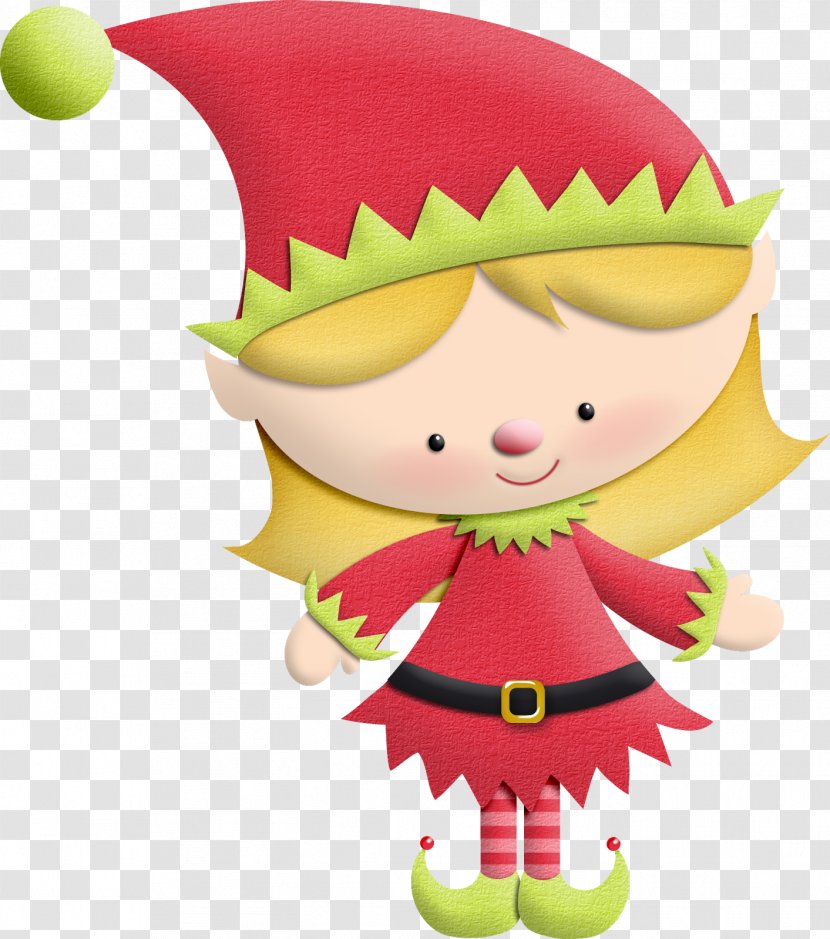 Santa Claus Christmas Elf Clip Art - Watercolor Transparent PNG