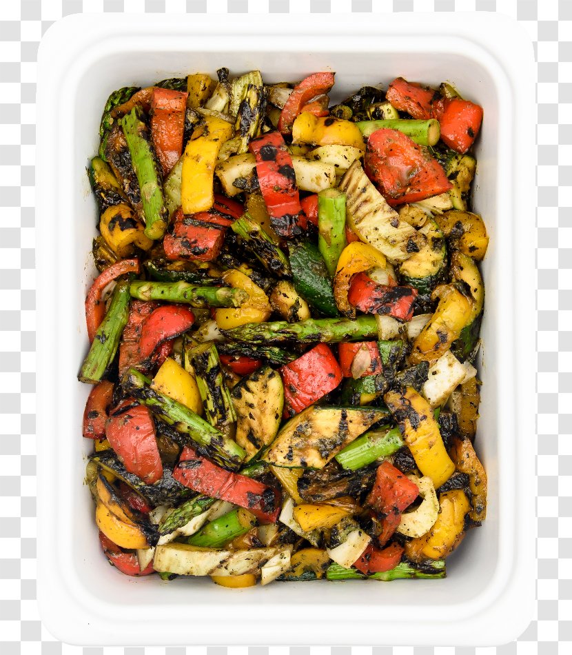 Vegetarian Cuisine Fast Food Side Dish Pantry - Customer - Grilled Vegetables Transparent PNG