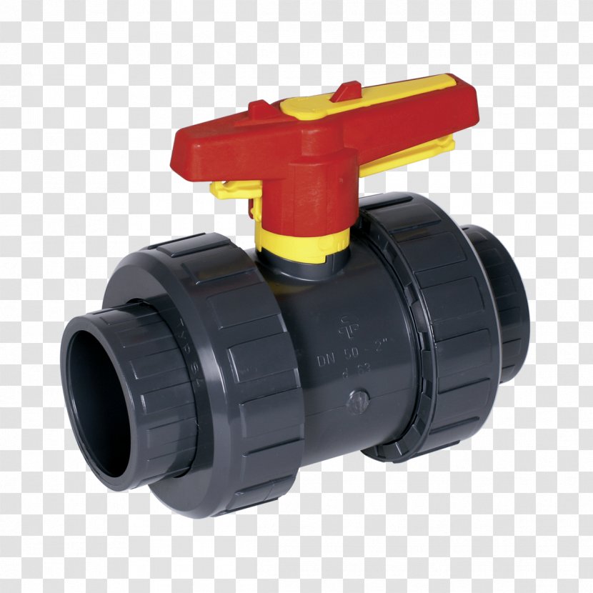 Ball Valve Plastic Pipework Polyvinyl Chloride Piping And Plumbing Fitting - Seal Transparent PNG