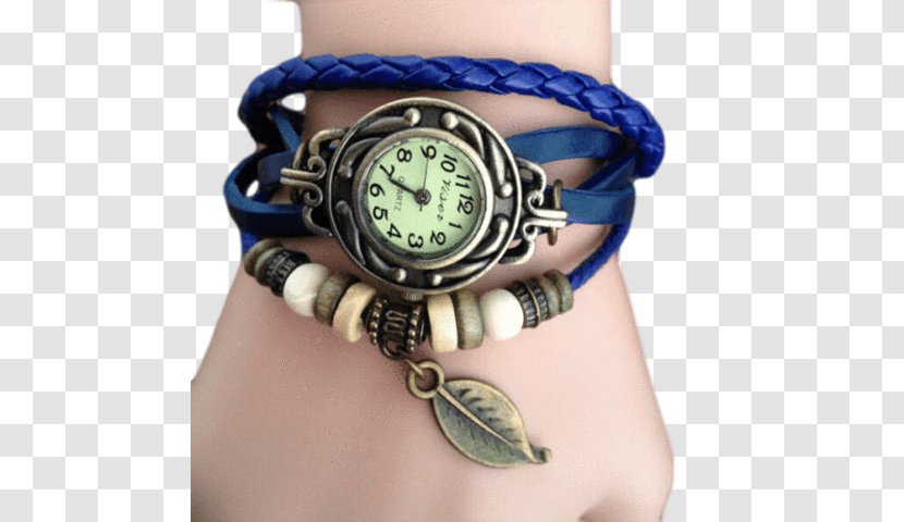 Bracelet Watch Leather Vintage Clothing Strap - Jewellery Transparent PNG