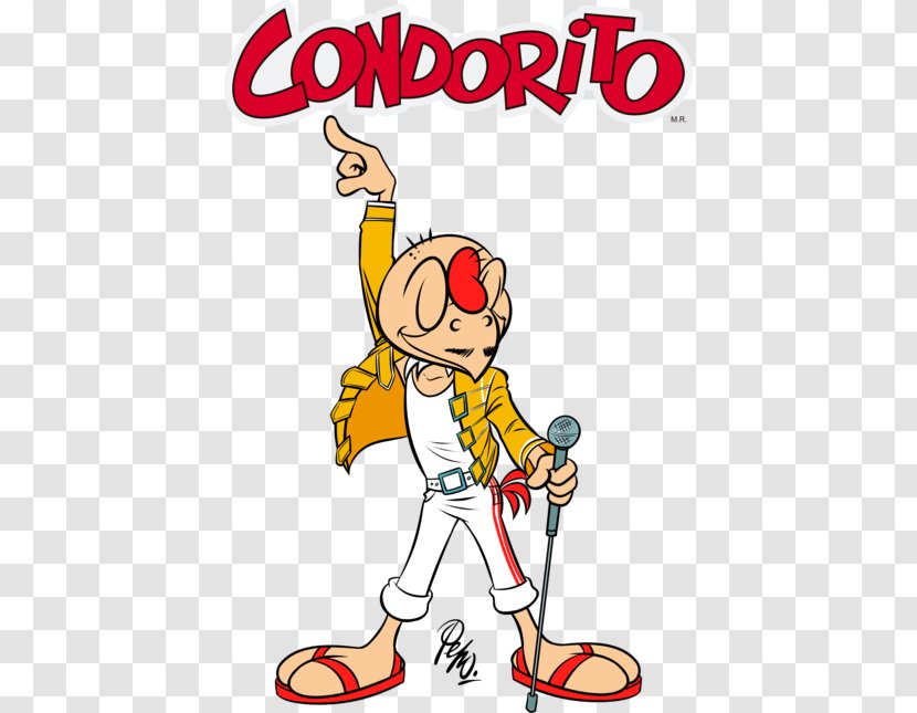 Condorito Cartoonist - Fiction - Freddie Mercury Transparent PNG