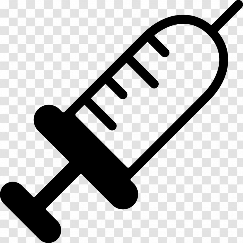 Needle - Medicine - Black And White Transparent PNG
