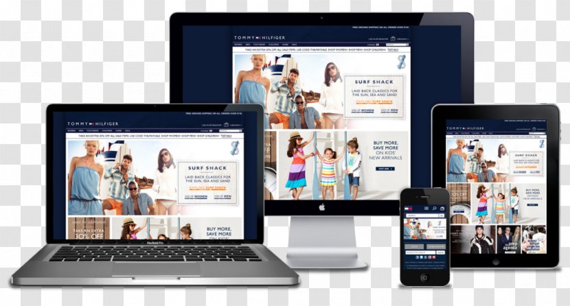 Responsive Web Design Netbook Tommy Hilfiger Product Handheld Devices - Electronics - Personal Computer Transparent PNG