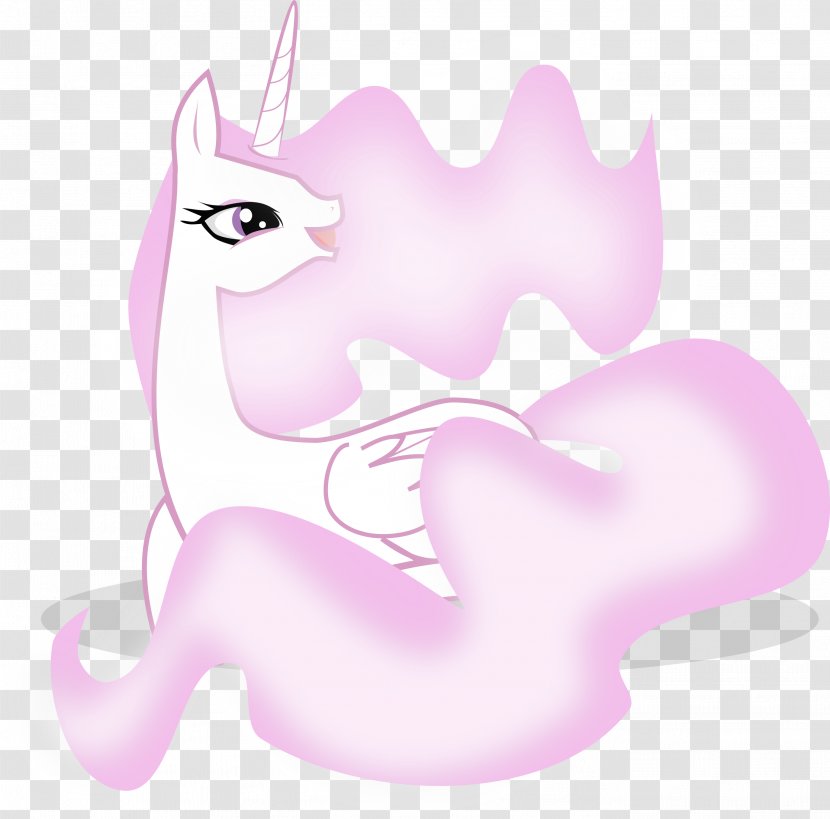 Unicorn Rarity Twilight Sparkle Horse Luigi - Silhouette Transparent PNG