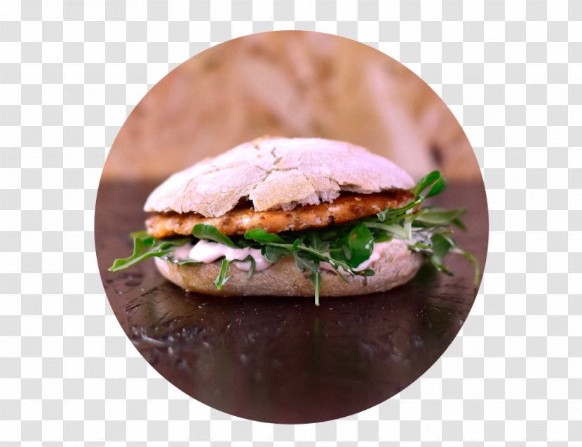Salmon Burger Hamburger Breakfast Sandwich Pan Bagnat Buffalo - Veggie - Fresh Transparent PNG