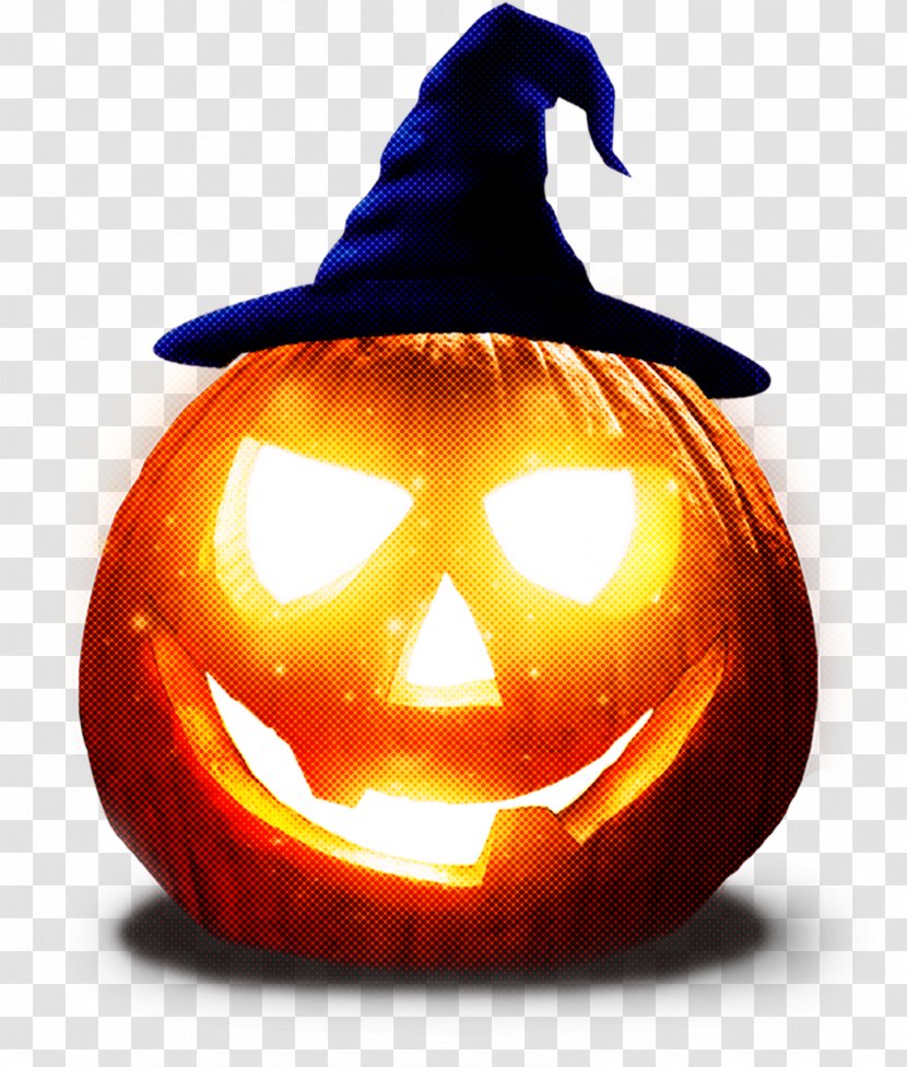 Jack-o'-lantern - Cucurbita - Witch Hat Plant Transparent PNG