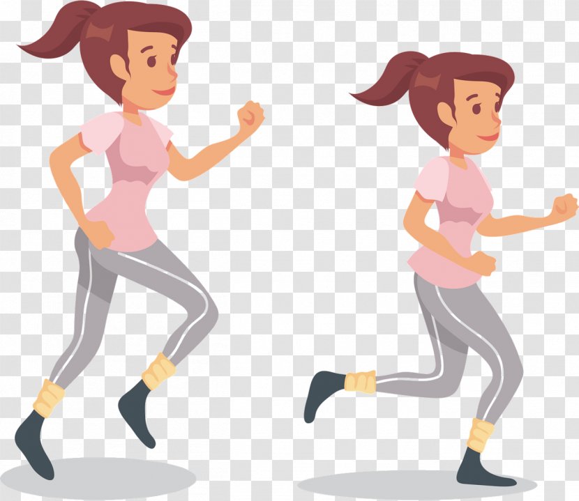 Running - Cartoon - Work Life Balance Transparent PNG