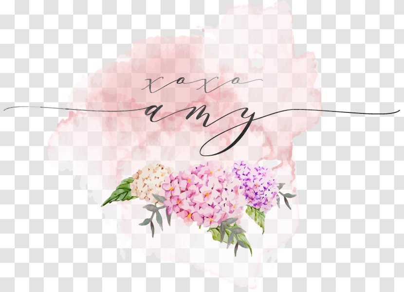 Floral Design Desktop Wallpaper Pink M Font Flowering Plant - Calligraphy - Tianjinstyle Jianbing Transparent PNG