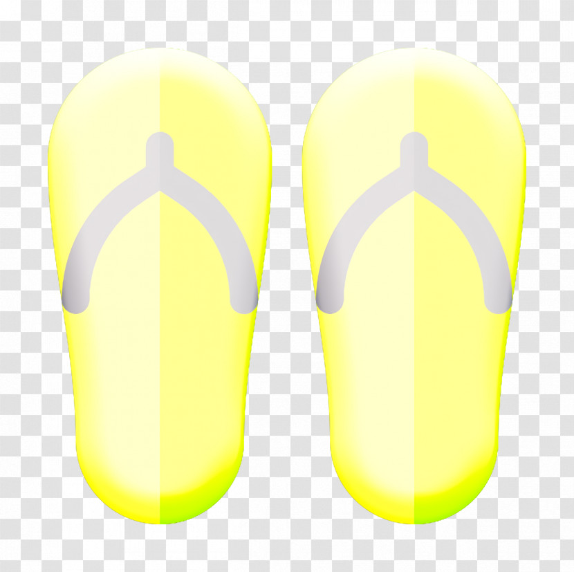 Summer Clothing Icon Flip Flops Icon Slipper Icon Transparent PNG
