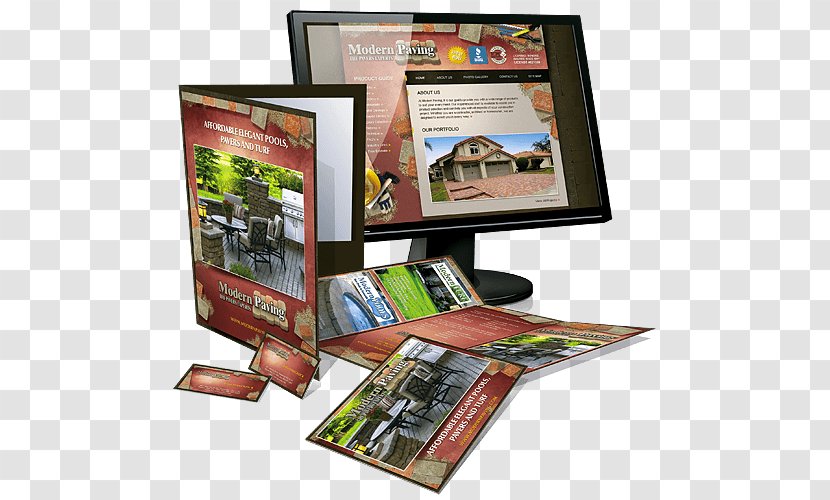 Print Design .com Brochure Business Cards - Multimedia - Paving Transparent PNG