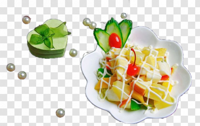 Hamburger Fruit Salad Greek Israeli - Vegetarian Food Transparent PNG