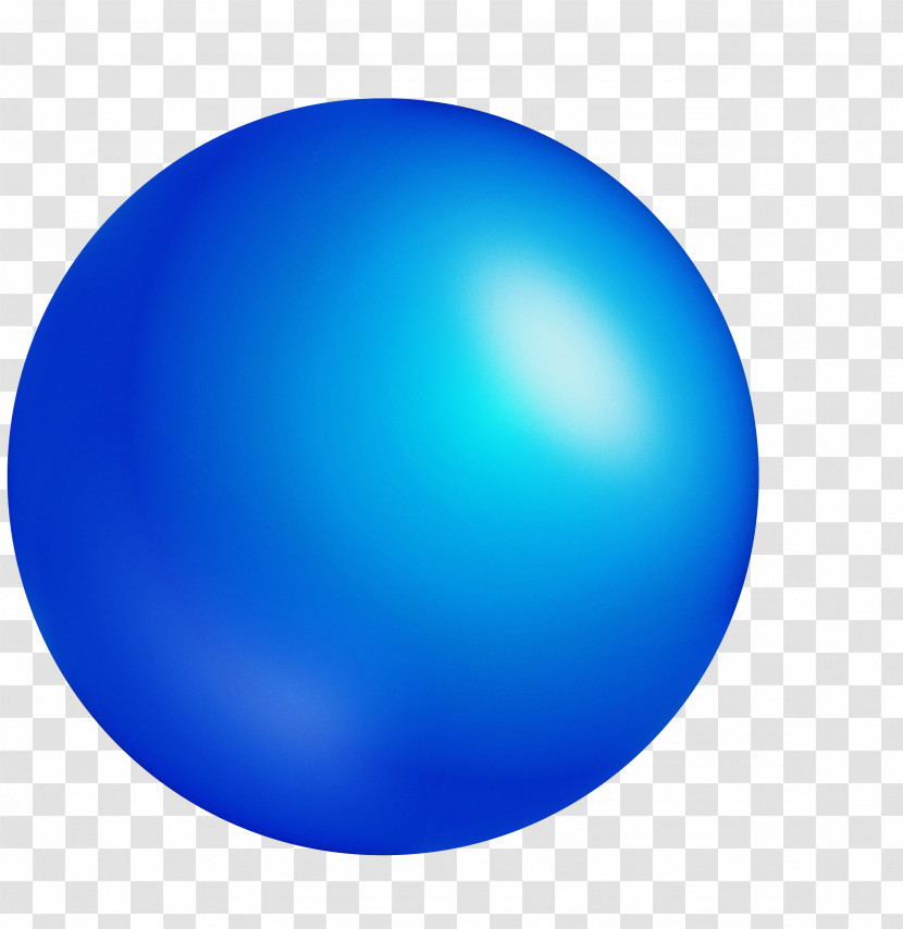 Blue Cobalt Blue Electric Blue Turquoise Sphere Transparent PNG